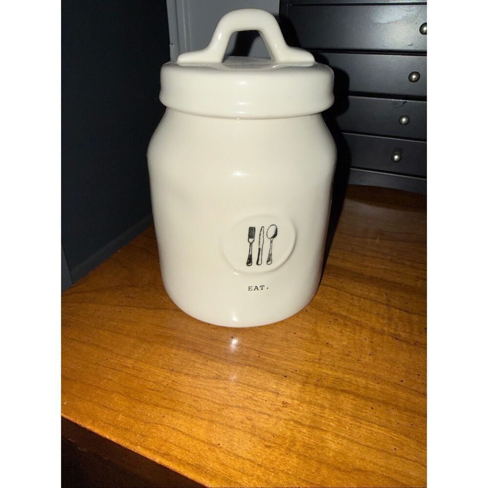 Rae Dunn EAT Canister Artisan Collection By Magenta